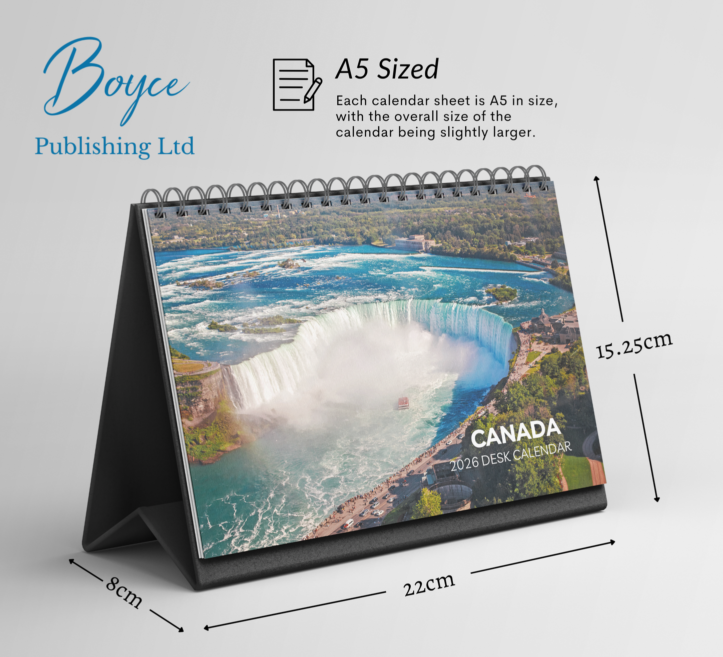 Canada Desk Calendar 2026-2027