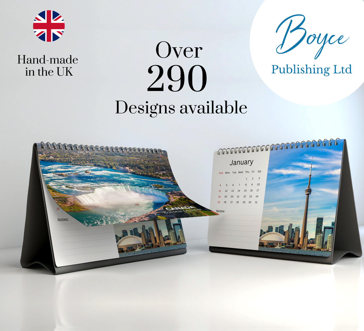 Canada Desk Calendar 2026-2027