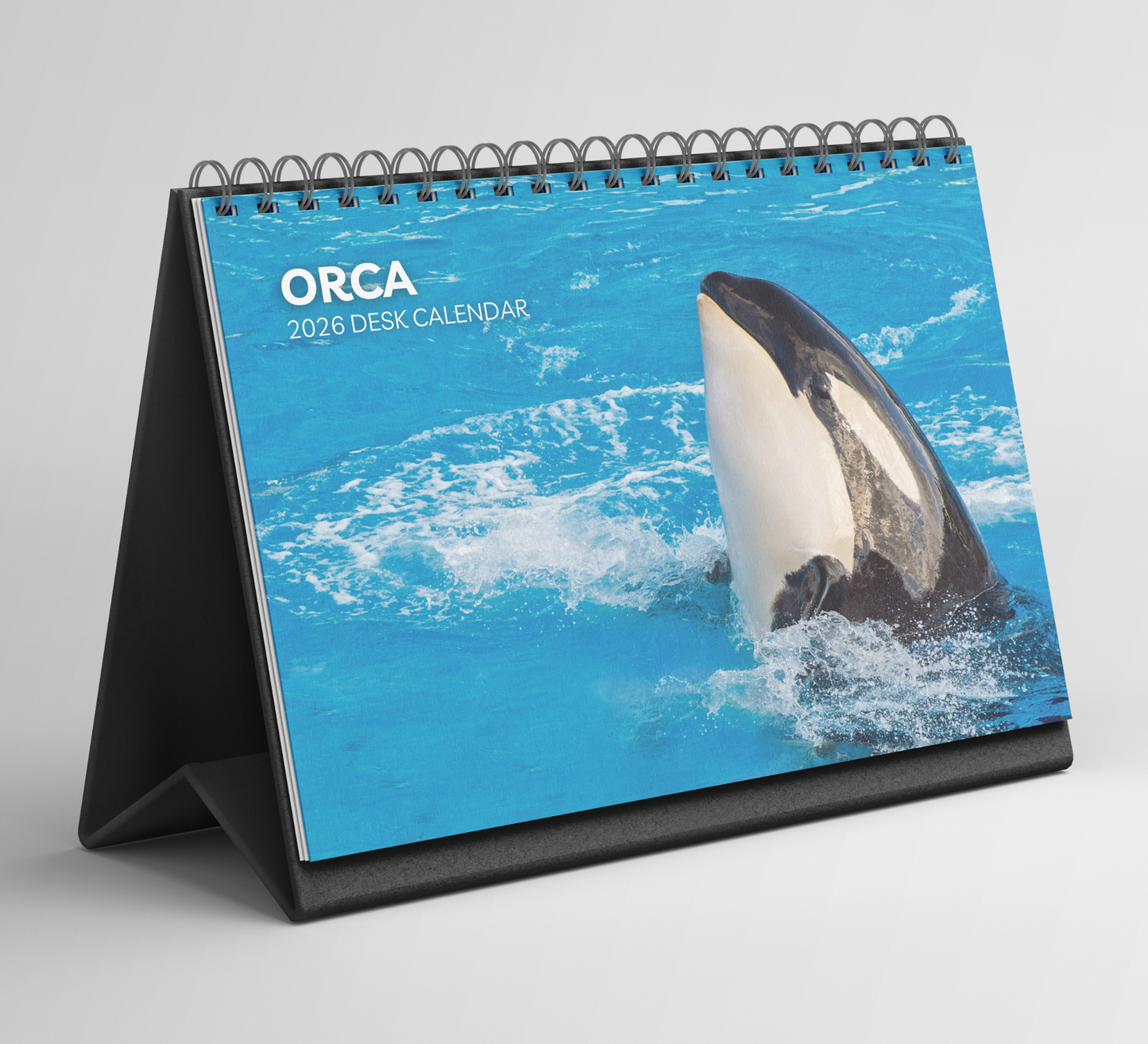 Orca Desk Calendar 2026-2027