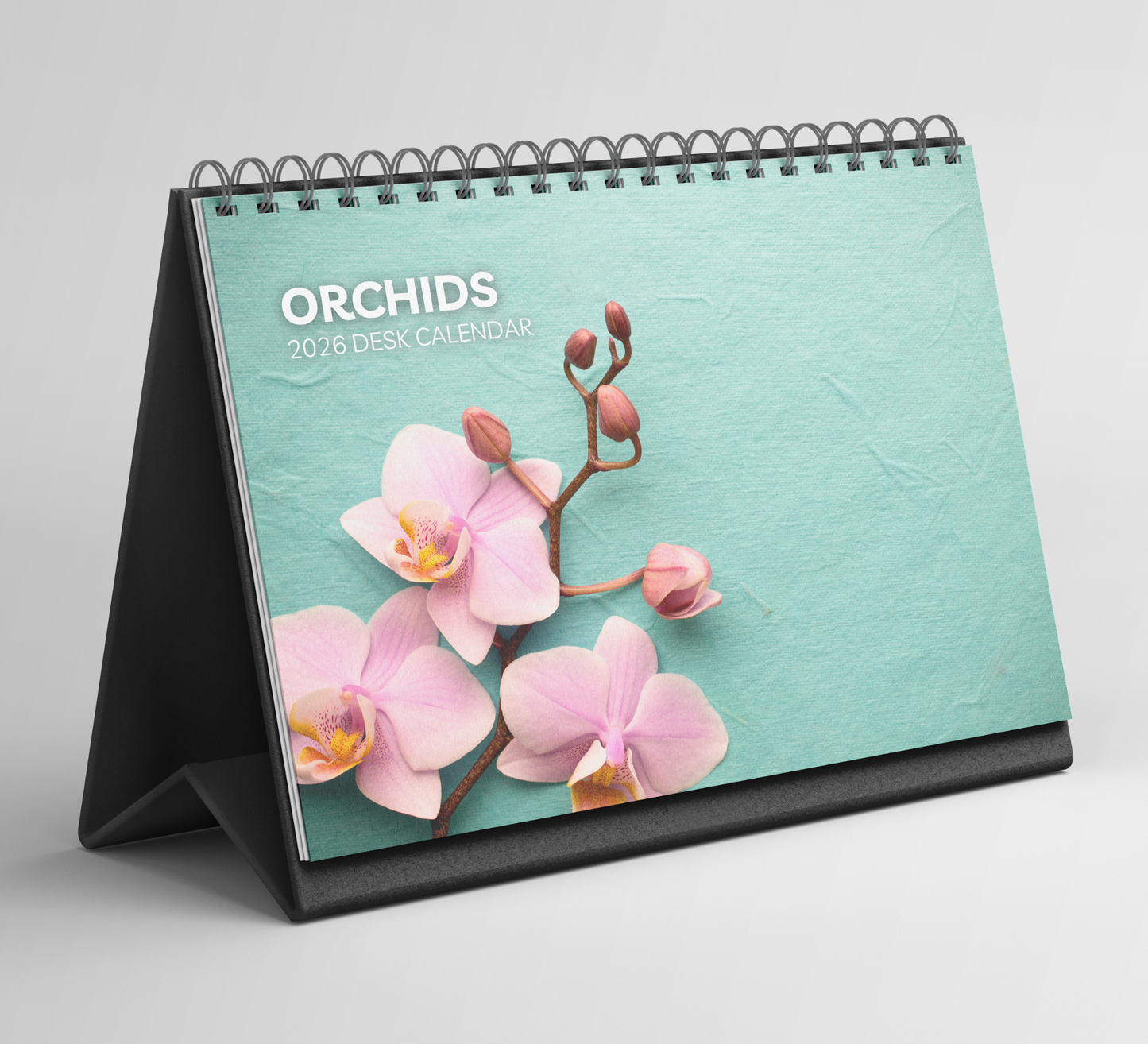 Orchids Desk Calendar 2026-2027