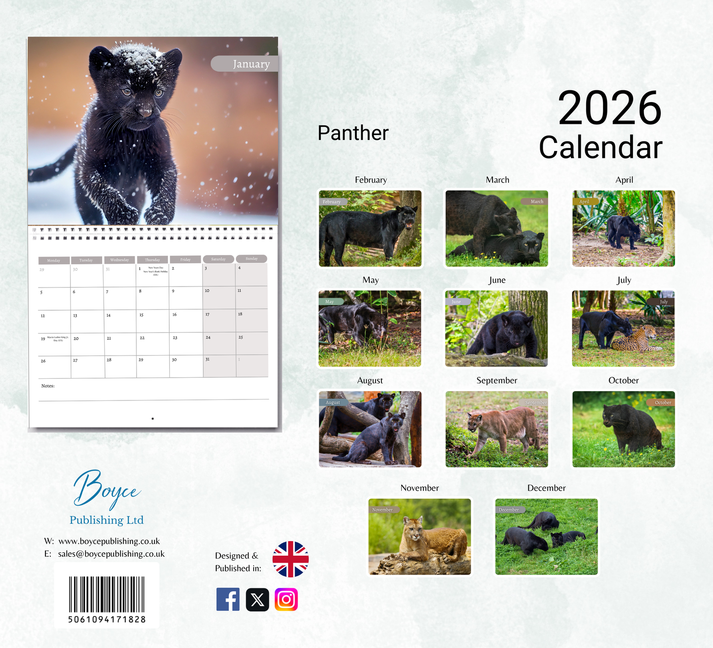 Panther Calendar 2026