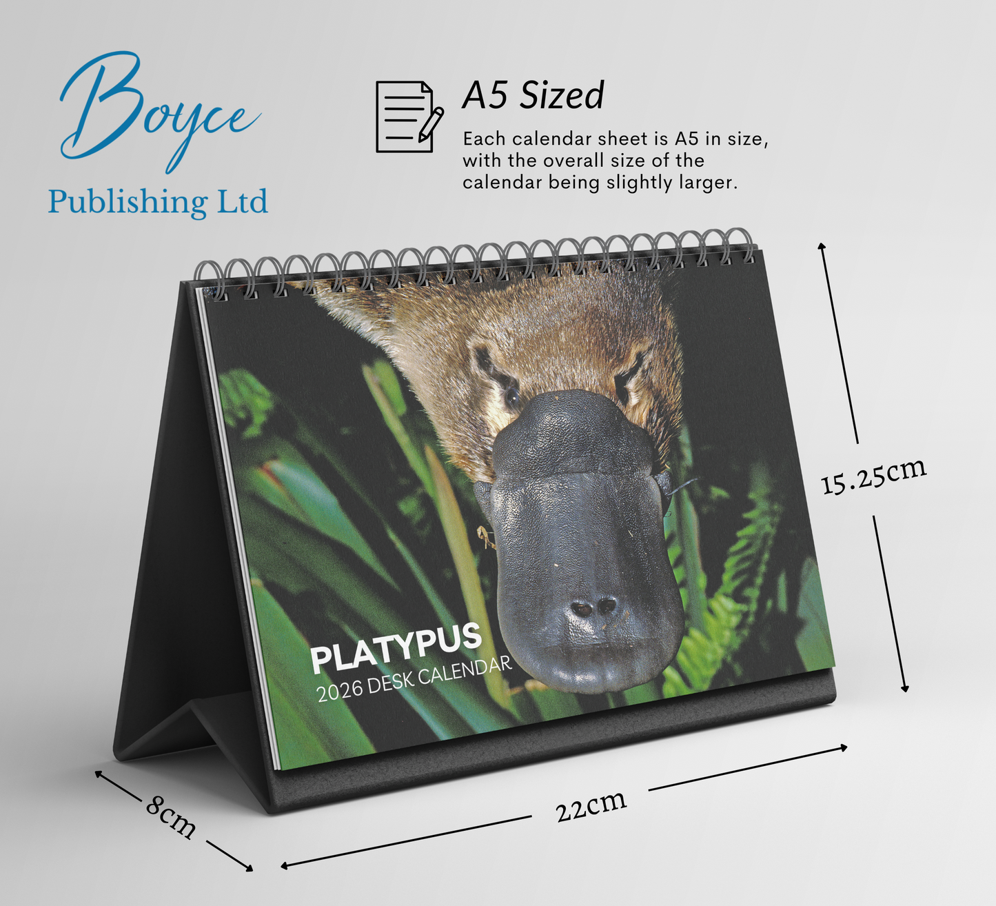 Platypus Desk Calendar 2026-2027