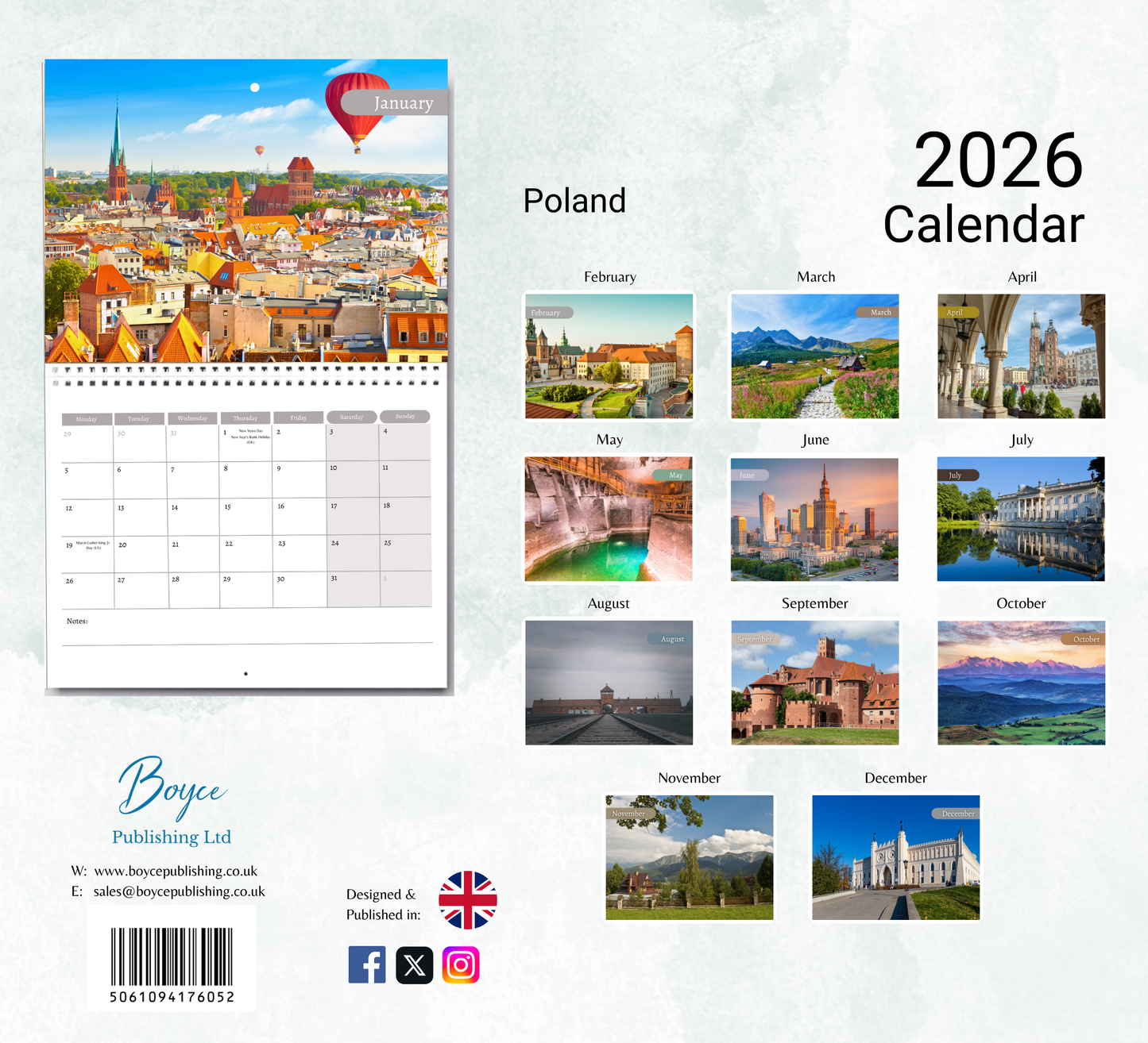 Poland Calendar 2026