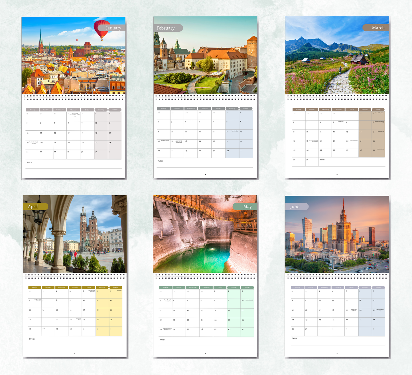 Poland Calendar 2026