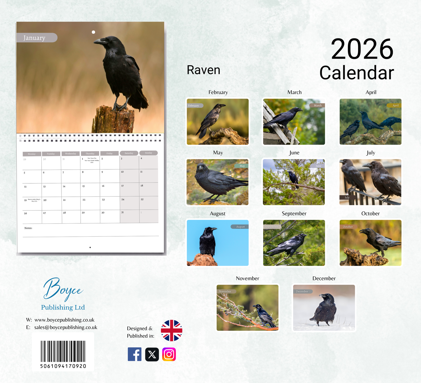 Raven Calendar 2026