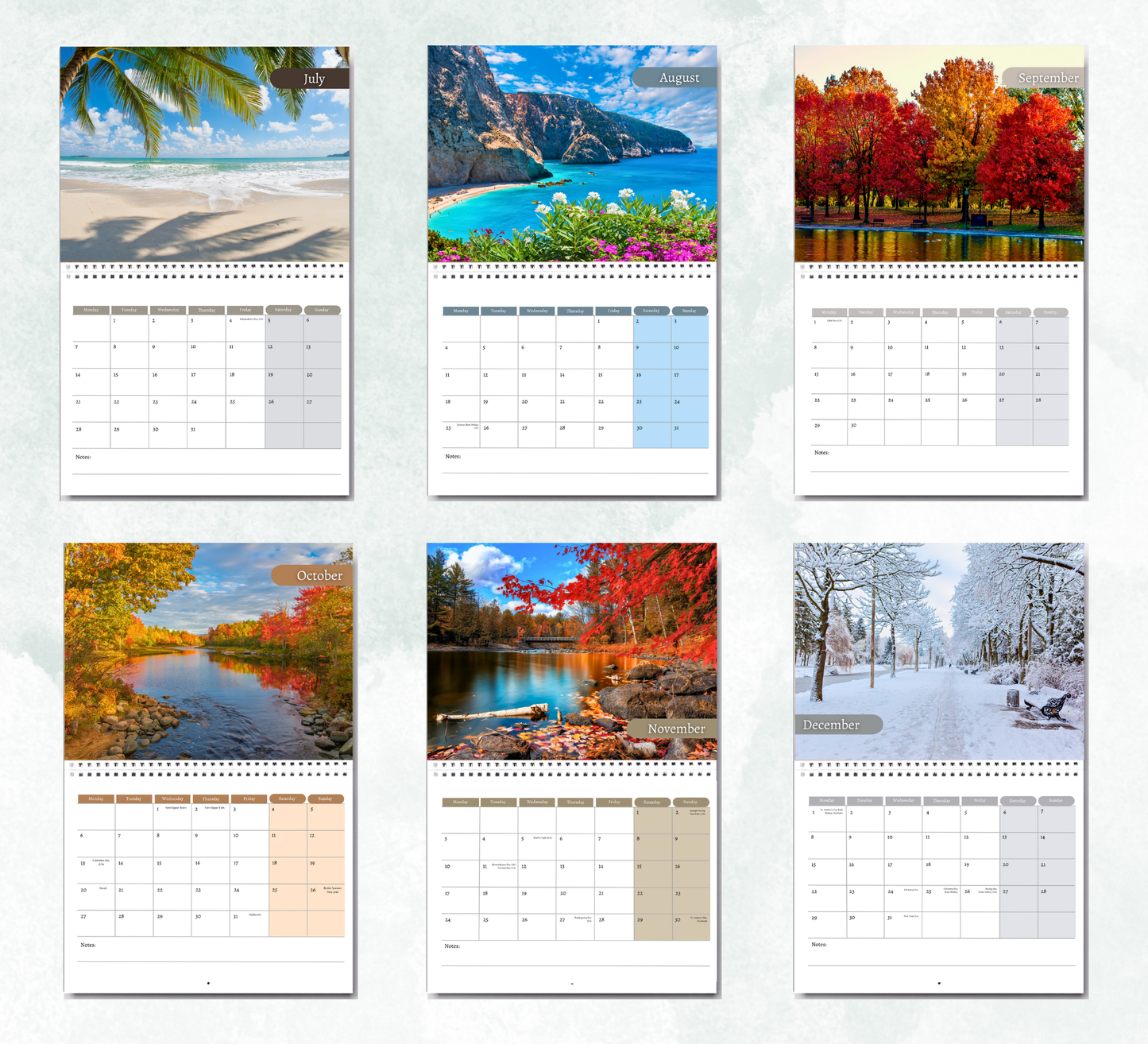 Seasons Calendar 2026