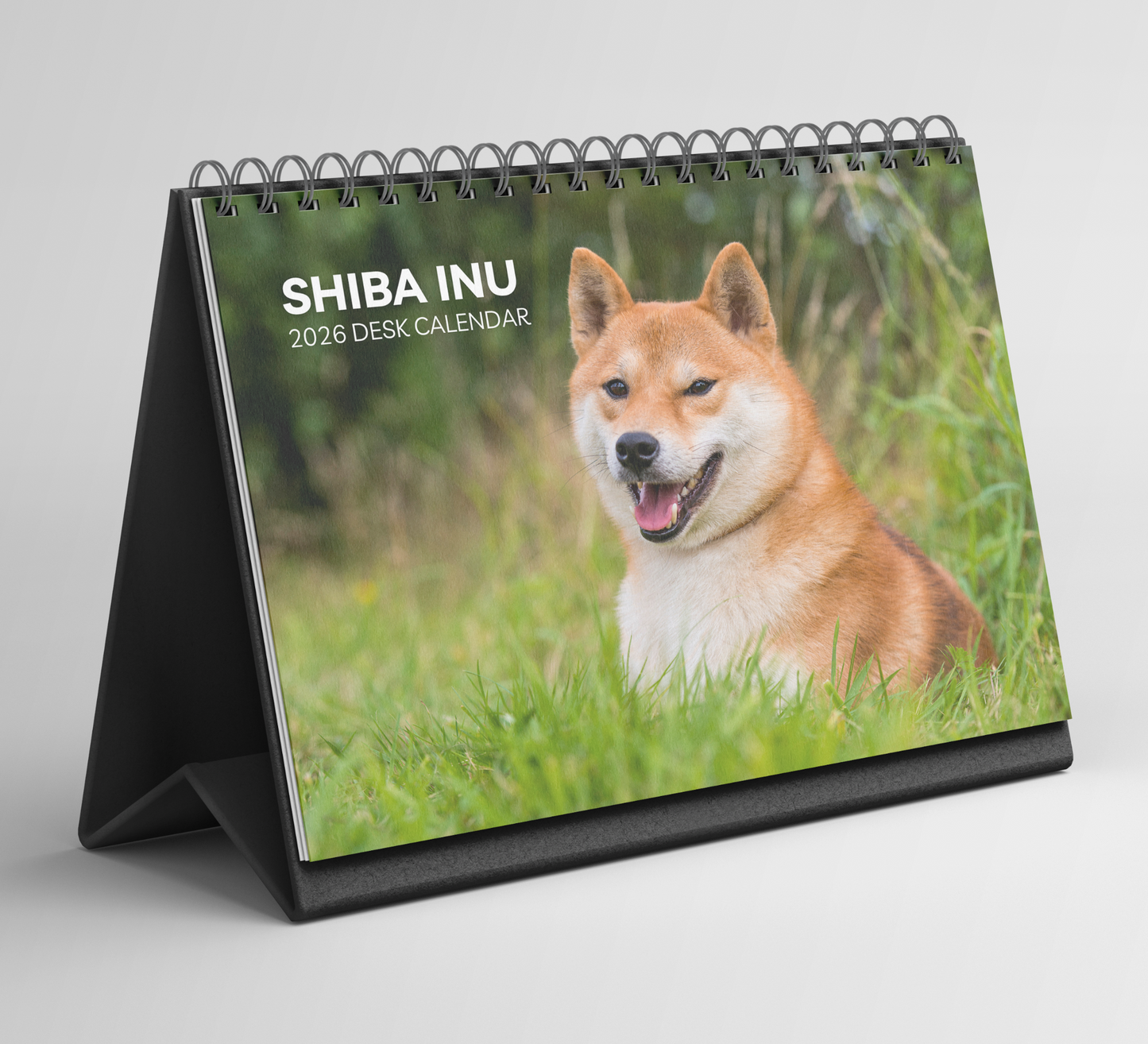 Shiba Inu Desk Calendar 2026-2027
