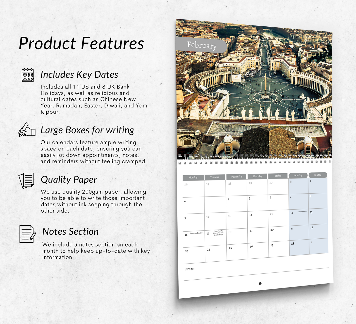 Vatican Calendar 2026