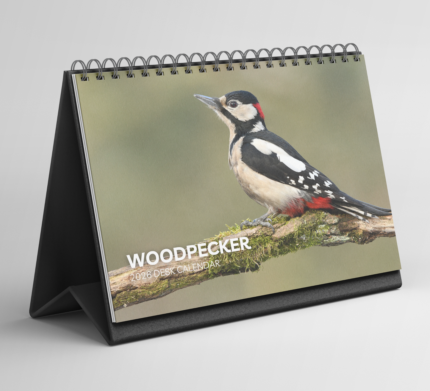 Woodpecker Desk Calendar 2026-2027
