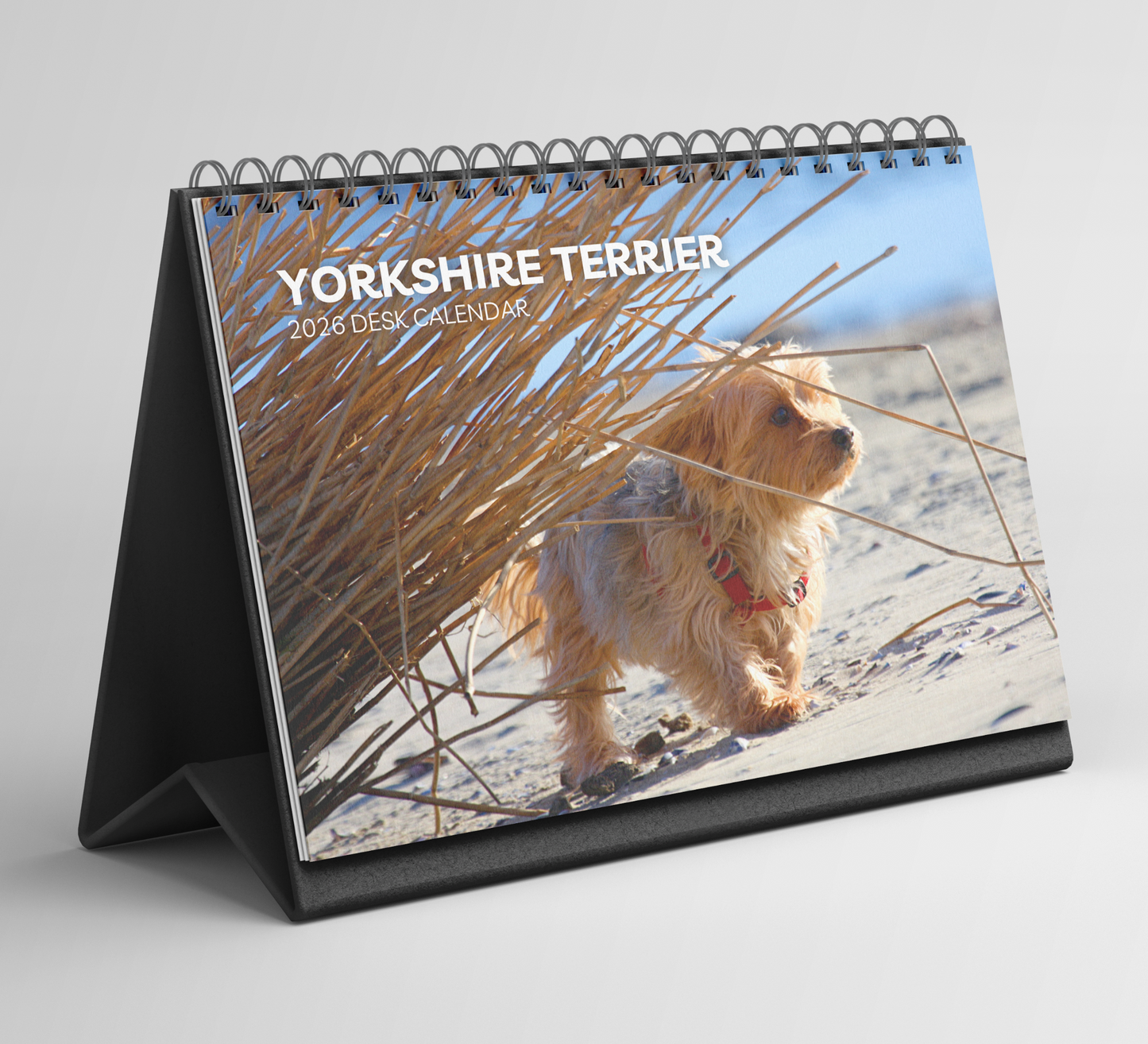 Yorkshire Terrier Desk Calendar 2026-2027