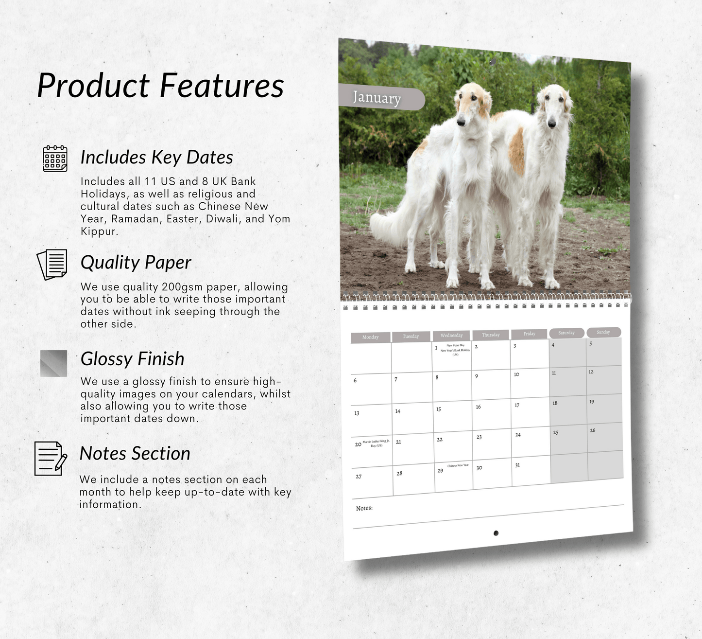 Borzoi Calendar 2025