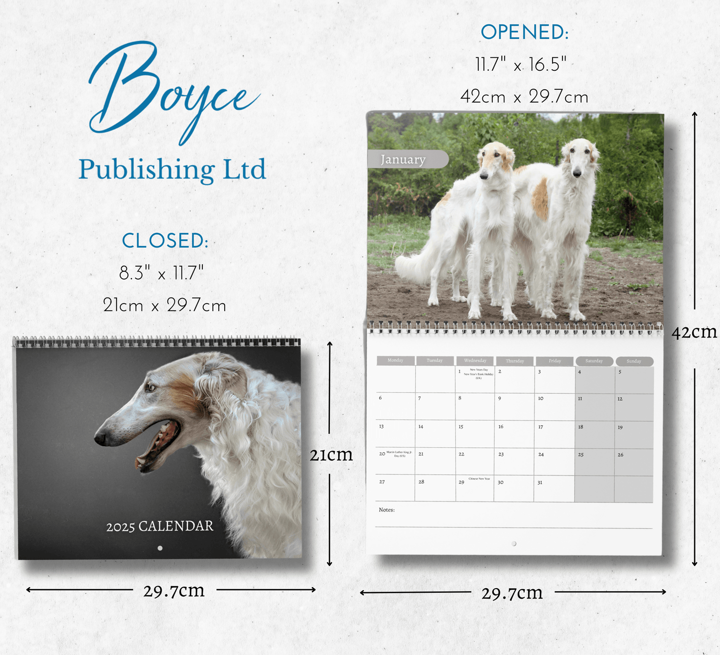 Borzoi Calendar 2025