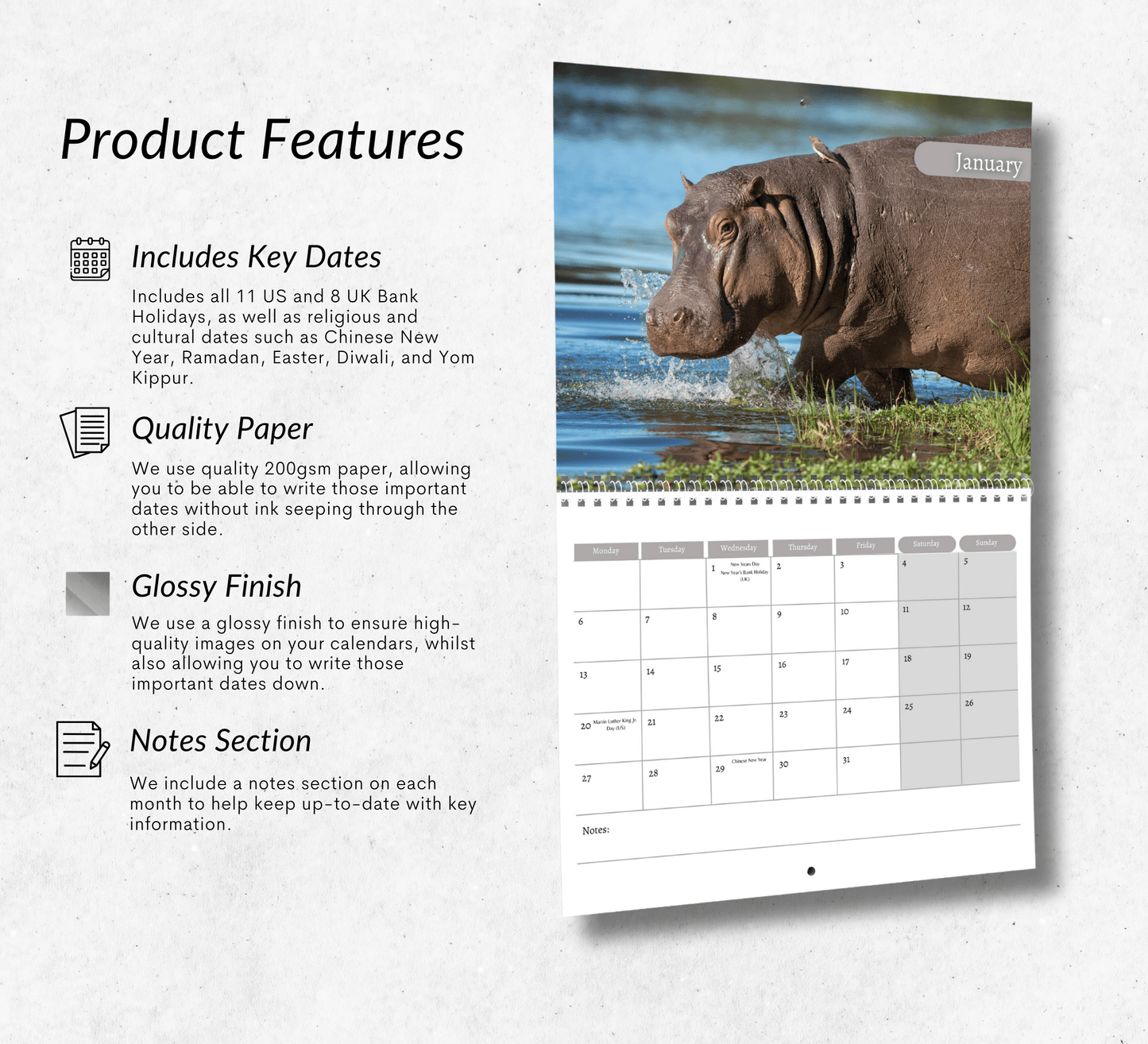 Hippo Calendar 2025