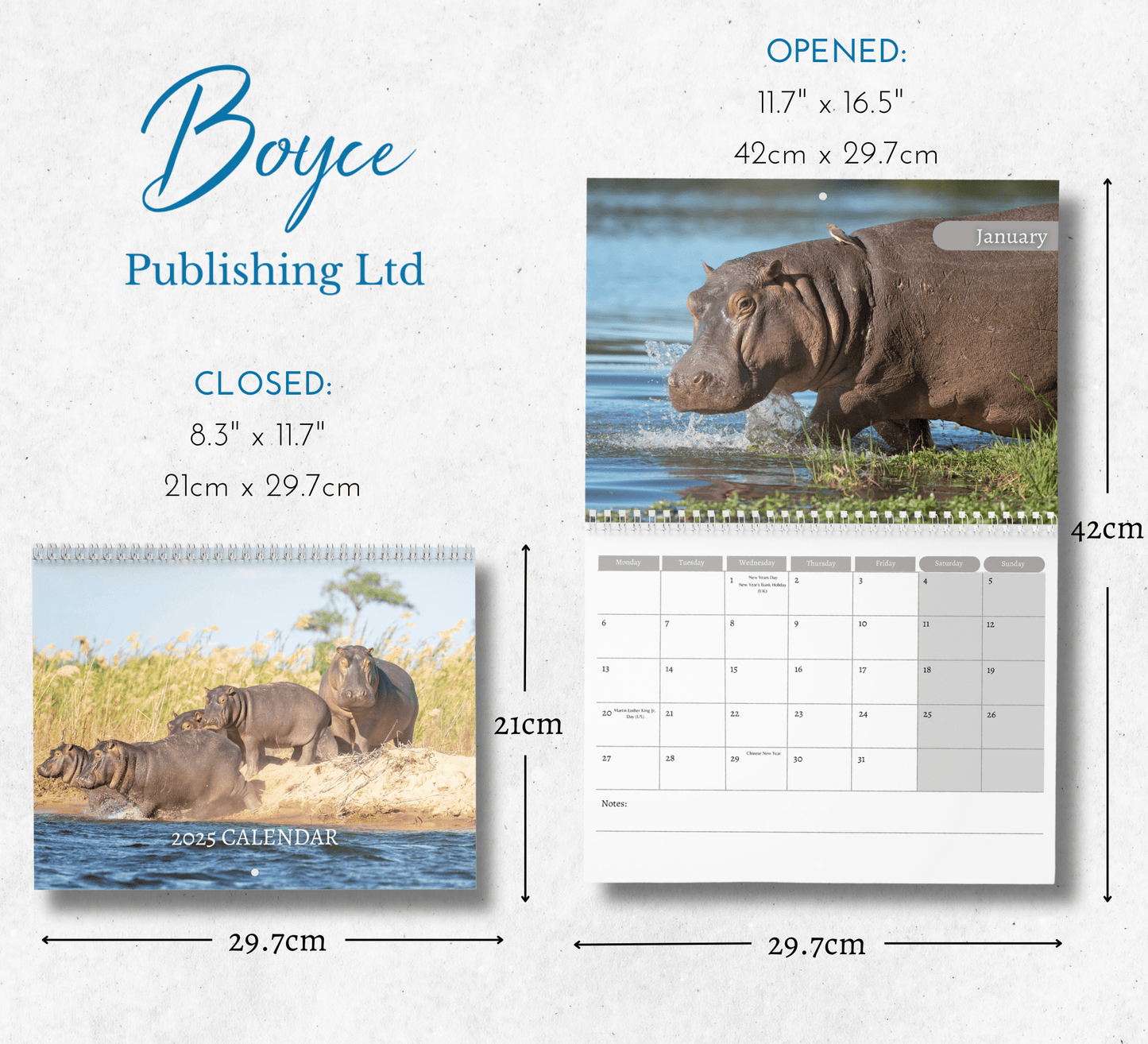 Hippo Calendar 2025