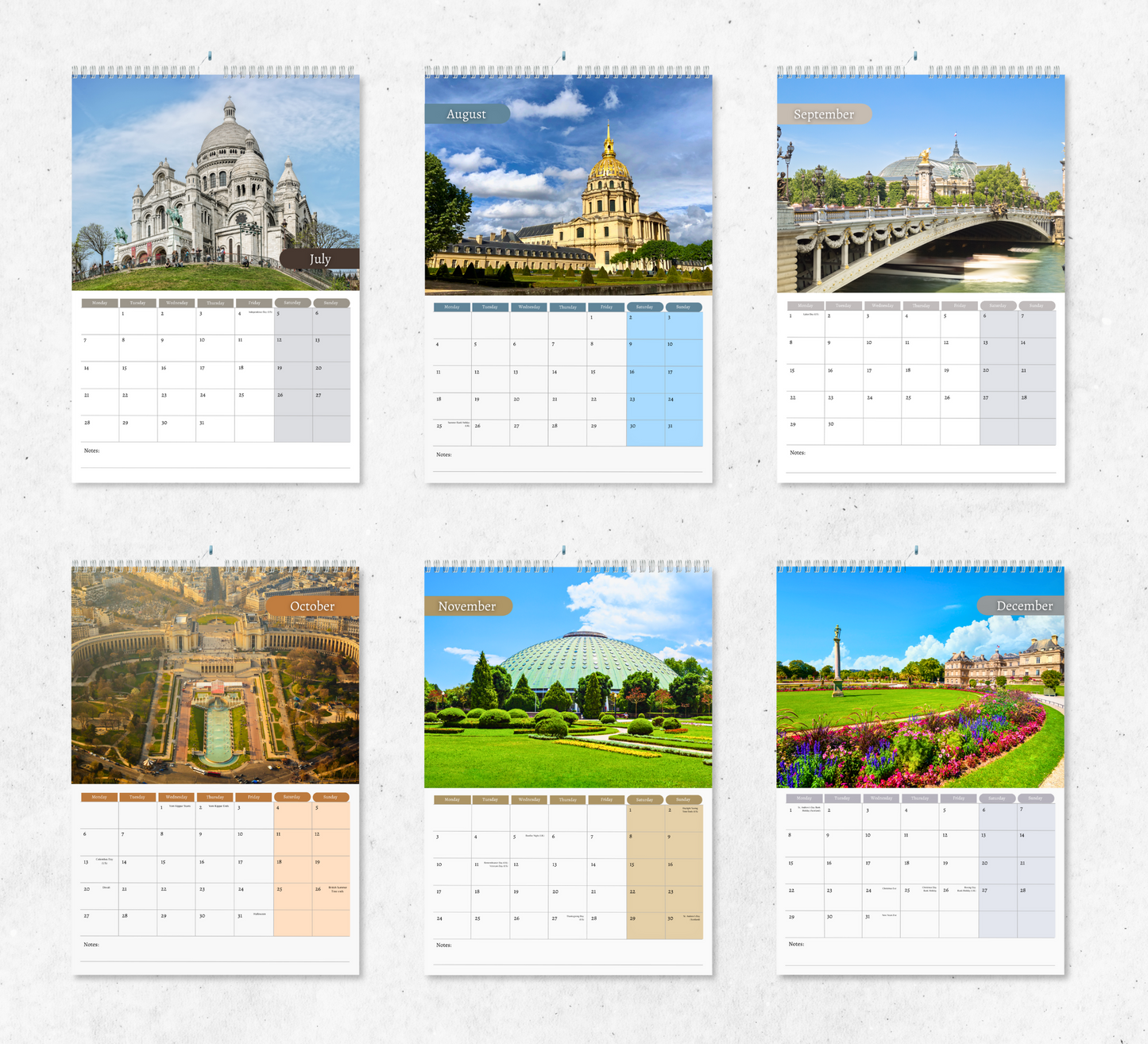 Paris Calendar 2025