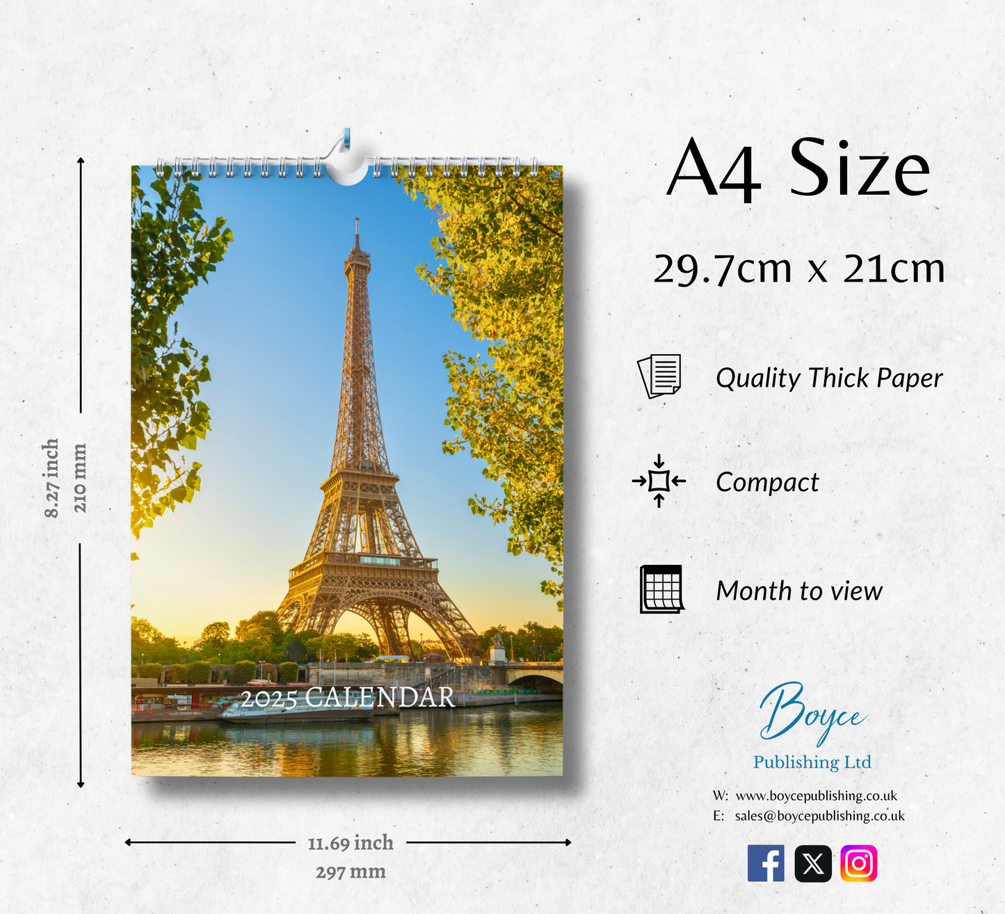 Paris Calendar 2025
