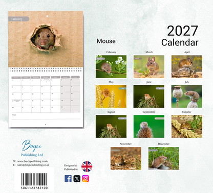 Mouse Calendar 2027