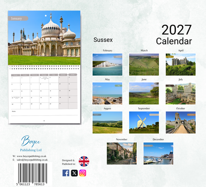 Sussex Calendar 2027