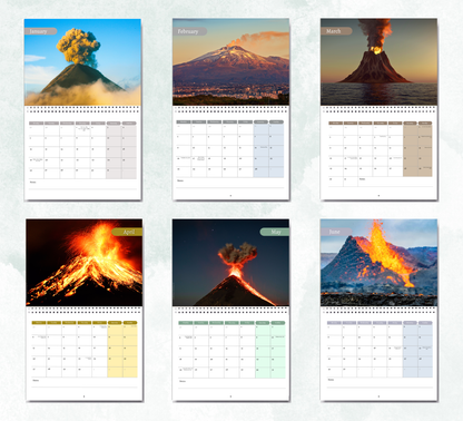 Volcano Calendar 2027