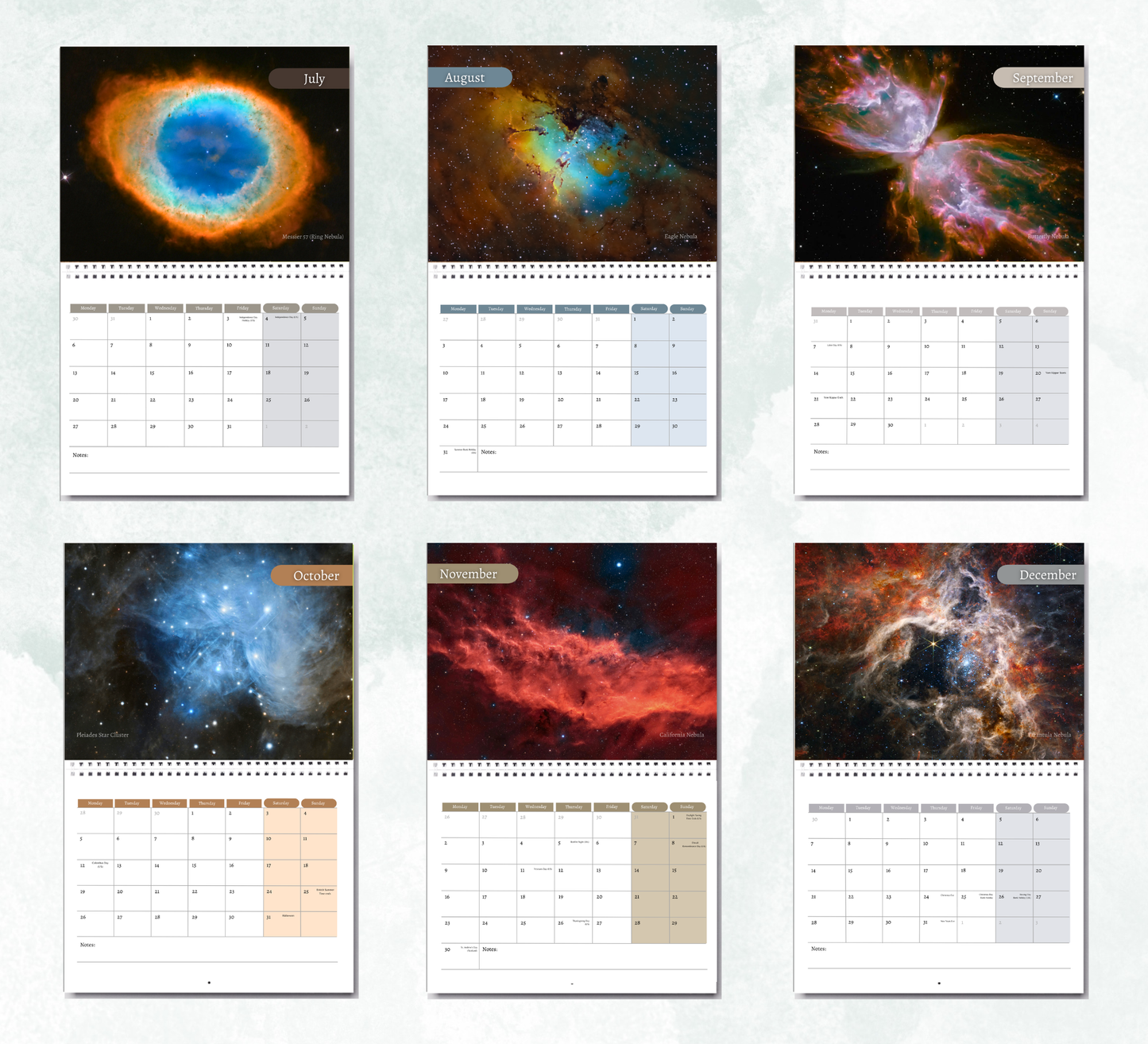 Space Calendar 2027