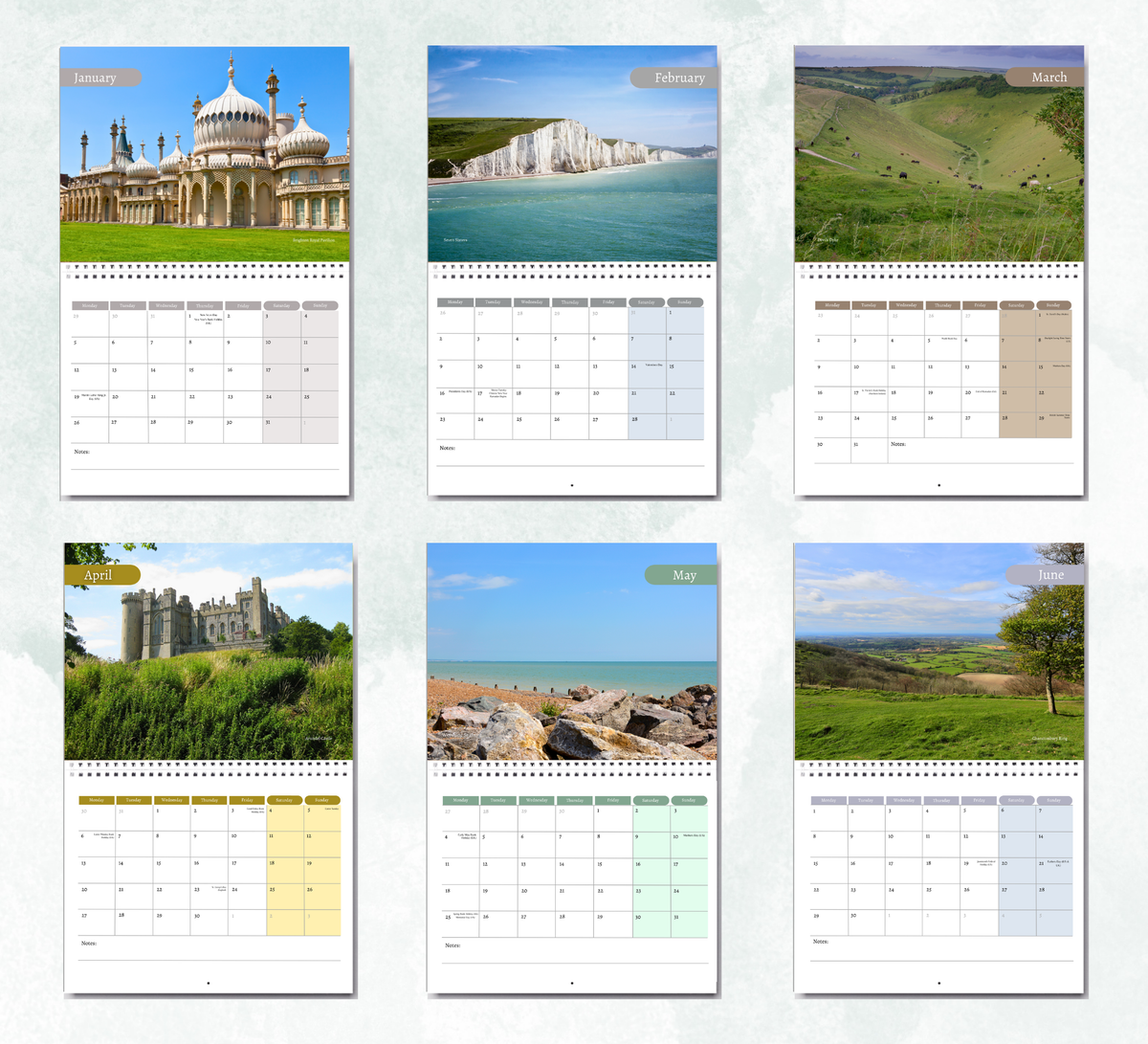 Sussex Calendar 2027