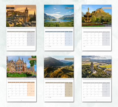 Scotland Calendar 2027