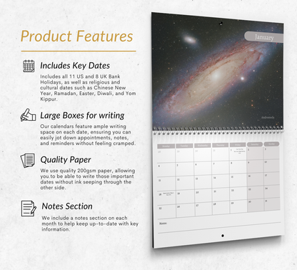Space Calendar 2027