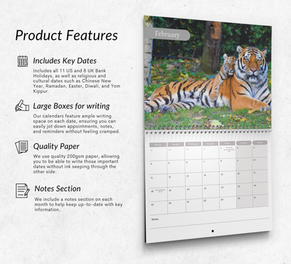 Big Cat Calendar 2027