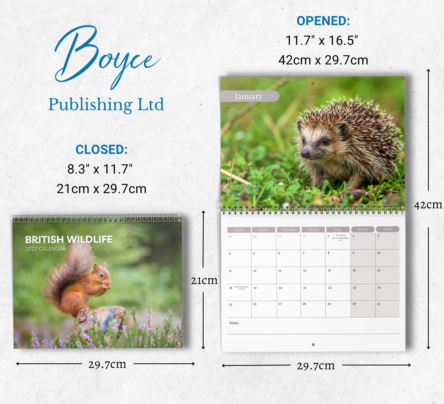 British Wildlife Calendar 2027
