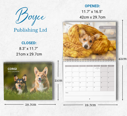 Corgi Calendar 2027