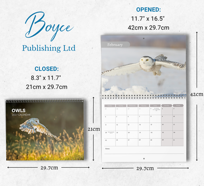 Owl Calendar 2027
