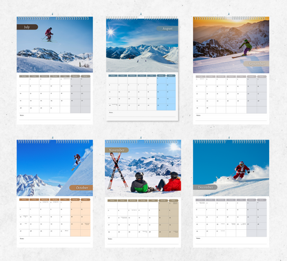 Skiing Calendar 2025
