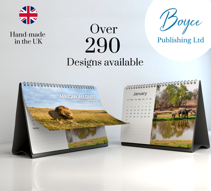 African Wildlife Desk Calendar 2027-2028