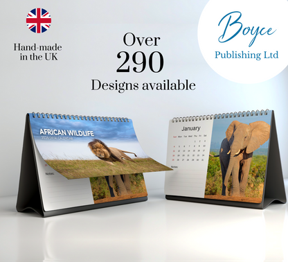 African Wildlife Desk Calendar 2026-2027