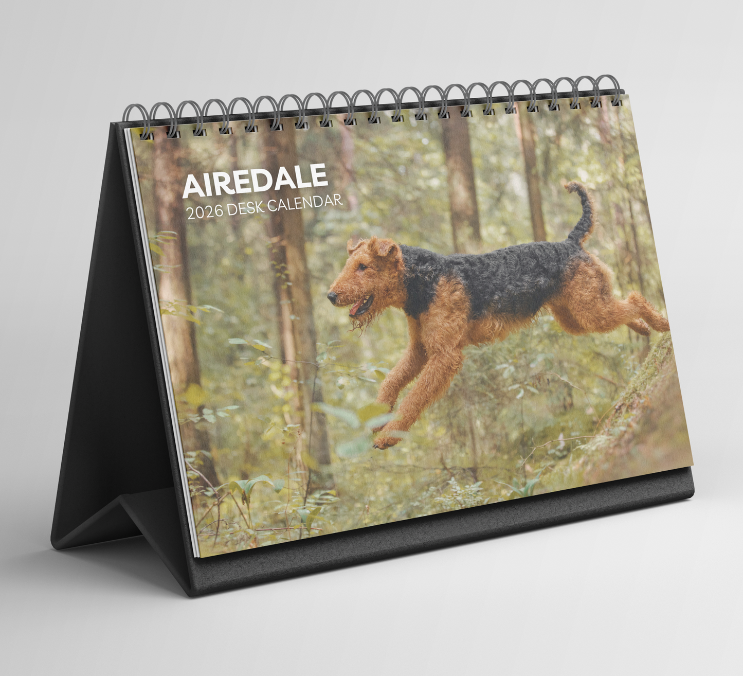 Airedale Desk Calendar 2026-2027