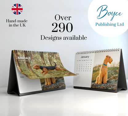 Airedale Desk Calendar 2026-2027