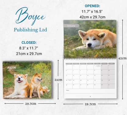 Akita Calendar 2027