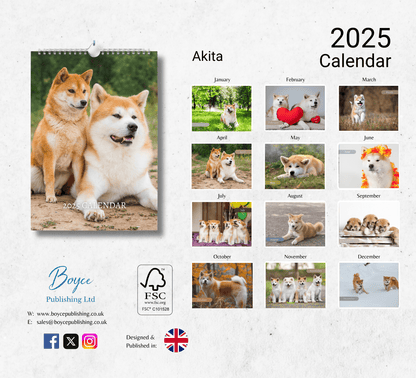 Akita Calendar 2025