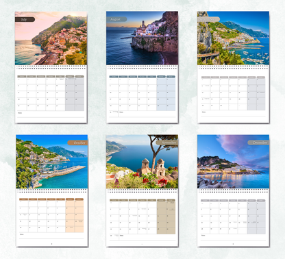Amalfi Coast Calendar 2027