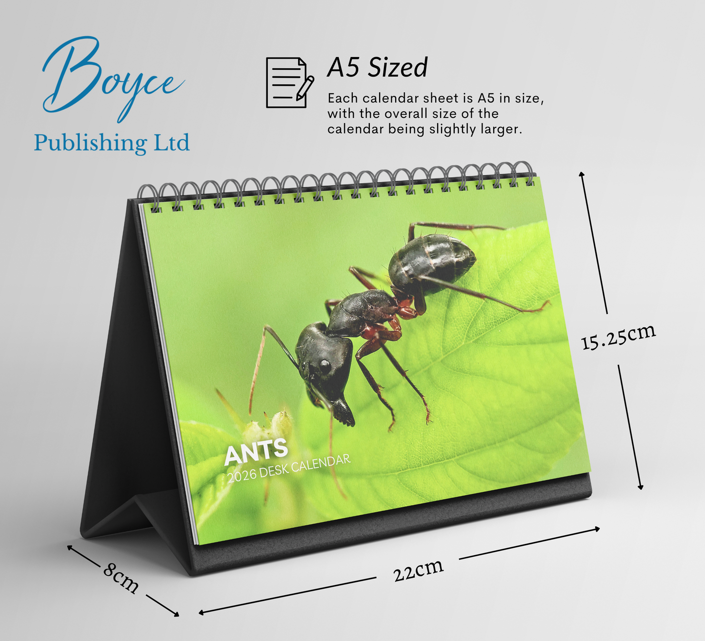Ants Desk Calendar 2026-2027
