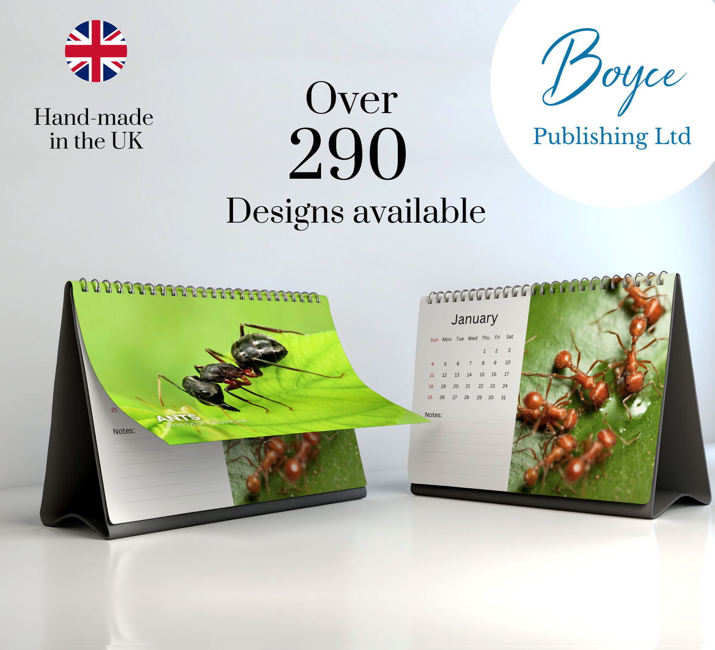 Ants Desk Calendar 2026-2027