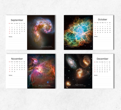 Astronomy Desk Calendar 2027-2028
