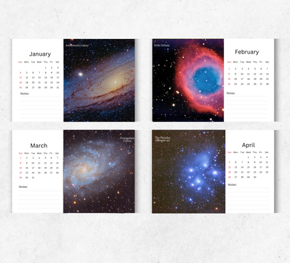 Astronomy Desk Calendar 2026-2027