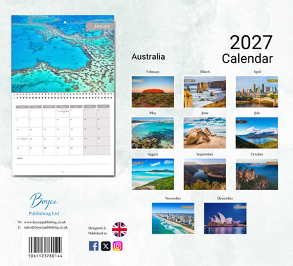 Australia Calendar 2027