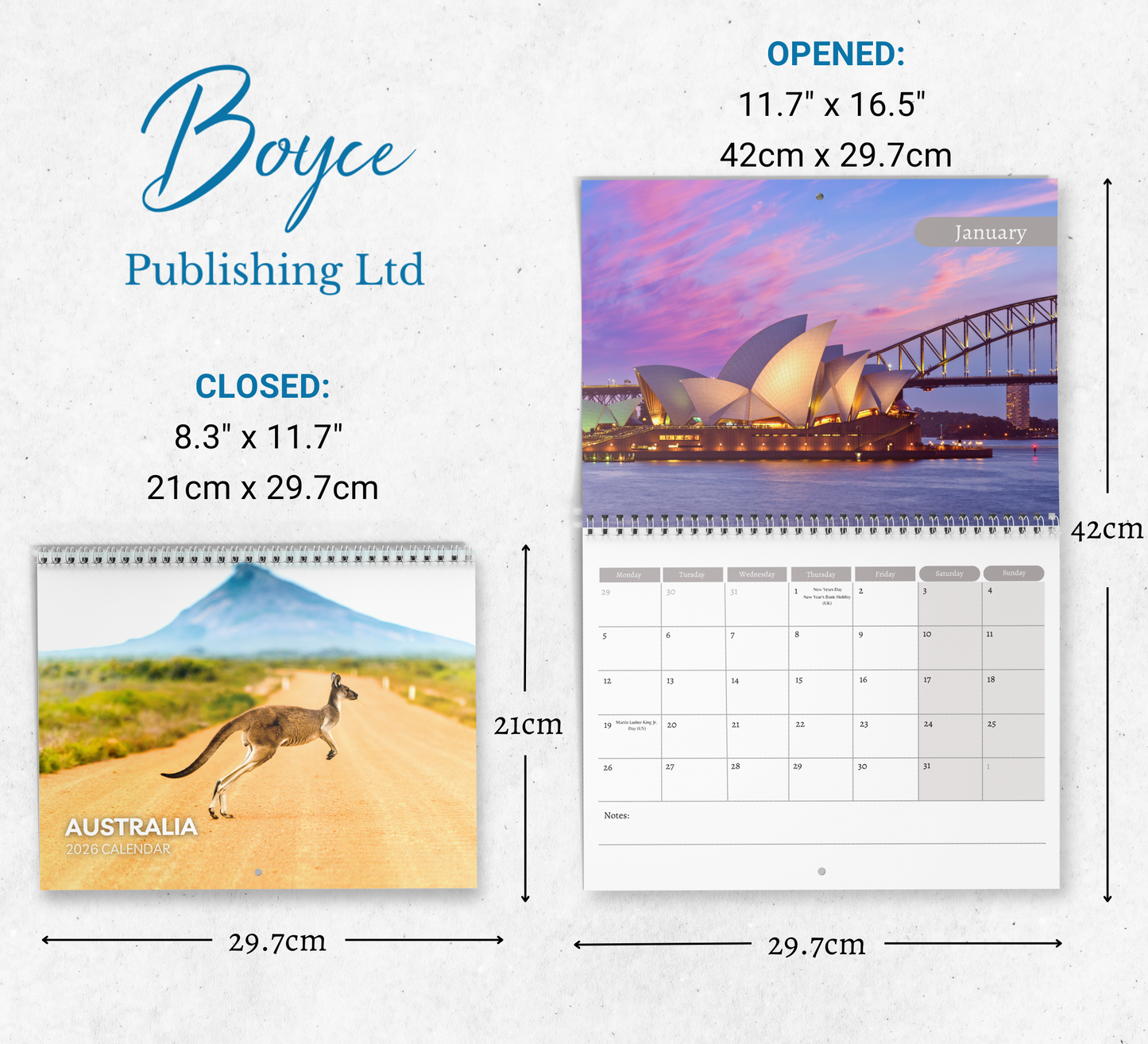 Australia Calendar 2026