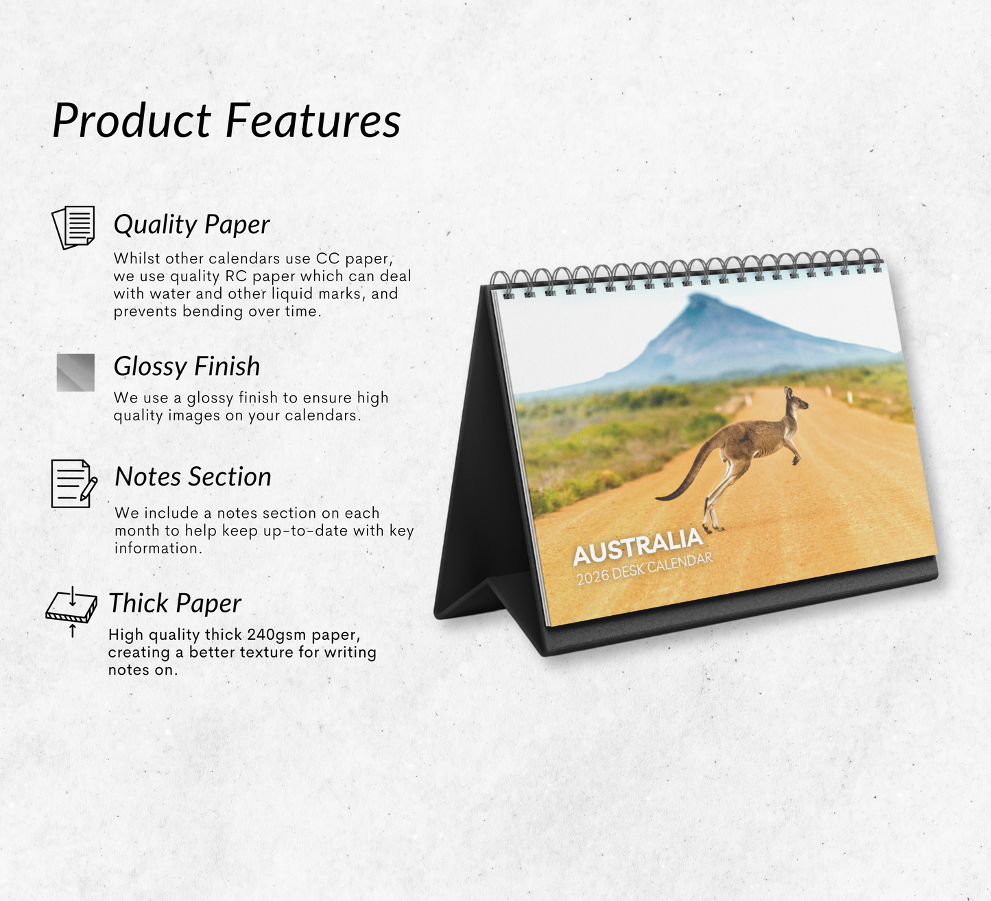 Australia Desk Calendar 2026-2027