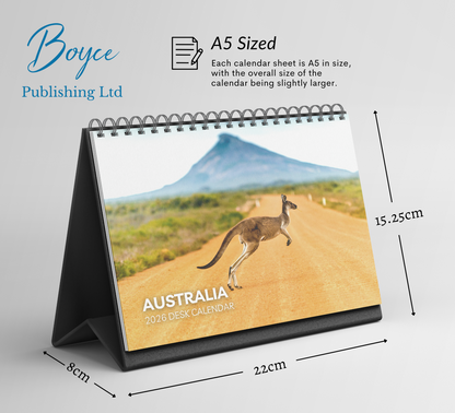 Australia Desk Calendar 2026-2027