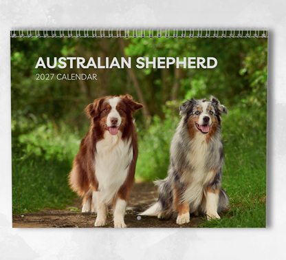 Australian Shepherd Calendar 2027