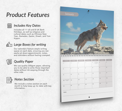 Australian Shepherd Calendar 2027