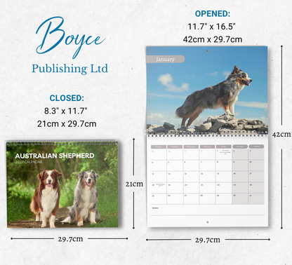 Australian Shepherd Calendar 2027